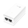 Inyector PoE Pasivo de 48V (18 Watts) / 2 puerto 10/100/1000 Mbps / Plug and Play / Montaje en Pared