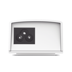 Inyector PoE Pasivo de 48V (24 Watts) / 2 puerto 10/100/1000 Mbps / Plug and Play / Montaje en Pared