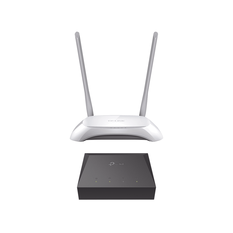 Kit de ONU Gigabit XZ000G3 con Router Inalámbrico, 2.4 GHz, 300 Mbps