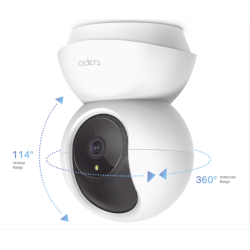 Cámara IP Wi-Fi para hogar, 2 megapíxeles, audio doble vía, visión nocturna