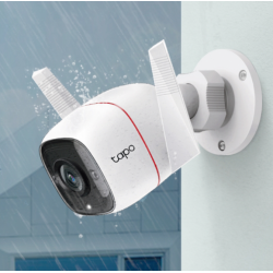 Cámara IP Wi-Fi para exterior, 3 megapixel, audio doble vía, visión nocturna