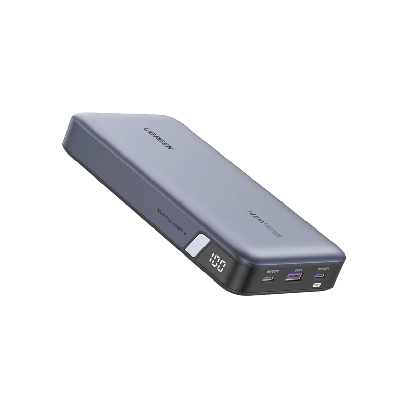 Power Bank de 25000mAh | 3 Salidas 145W Max. | USB-A + 2 USB-C