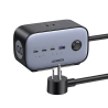 Cargador de Escritorio y Tomacorriente Múltiple | 3 Puertos USB-C | 1 Puertos USB-A