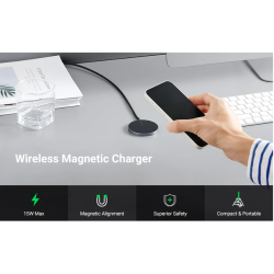 Cargador Inalámbrico Magnético | 15W | Tecnología Magsafe