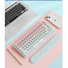 Paquete de Teclado y Mouse | 85 teclas en Español | Bluetooth y 2.4GHz