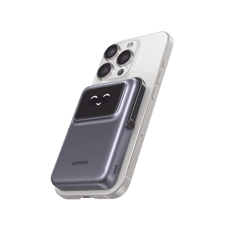 Power Bank Serie UNO Inalambrico | 10000mAh | 7.5W/20W | Con Emojis de Estado