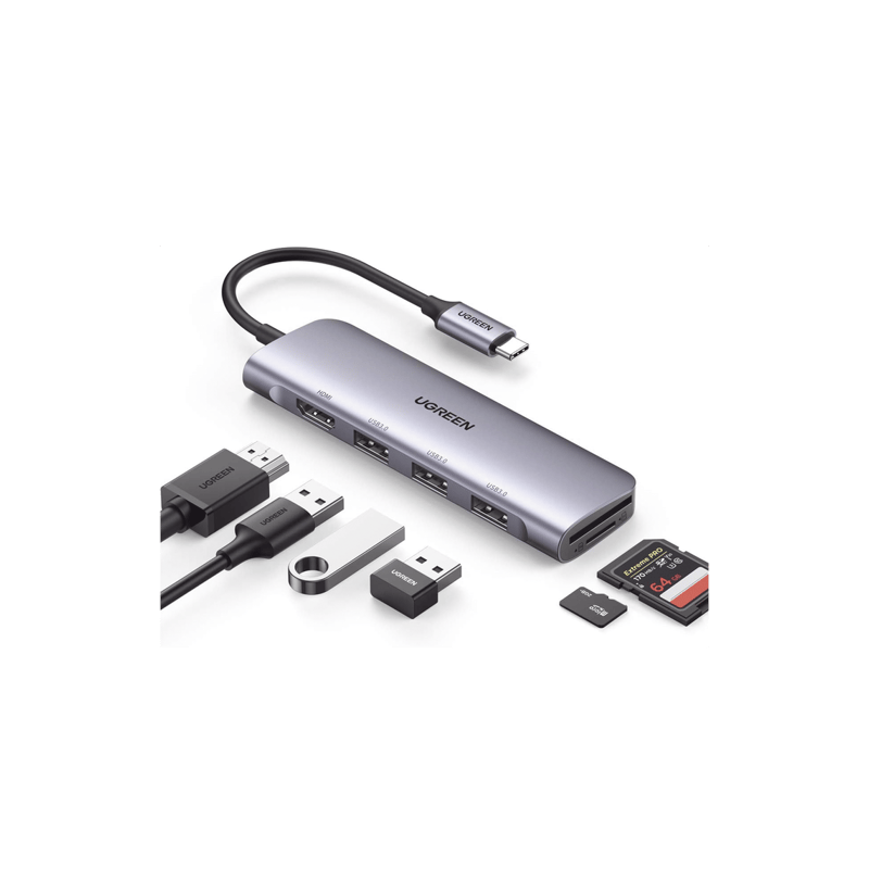 HUB USB-C (Docking Station) 6 en 1 | HDMI 4K@30Hz
