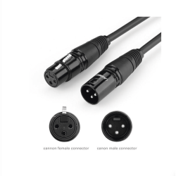 Cable para Micrófono XLR Tipo Canon Macho a Hembra | 15 Metros