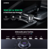Cargador de Auto 42.5W | Puerto USB-A y USB-C | Carga Rápida