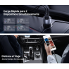 Cargador de Auto 42.5W | Puerto USB-A y USB-C | Carga Rápida