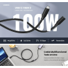 Cable USB-C Macho a USB-C Hembra