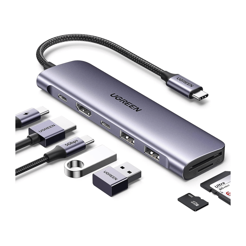 HUB USB-C (Docking Revodok) 7 en 1