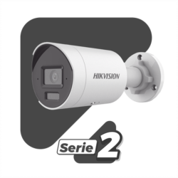 [Dual Light + 2 Micrófonos Integrados] Bala IP 6 Megapixel / Lente 2.8 mm / 40 mts Luz Blanca + 40 mts IR