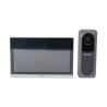 Kit de Videoportero Hibrido TurboHD con Pantalla LCD touch de 7" Wi-Fi / Frente de Calle para Exterior de Policarbonato