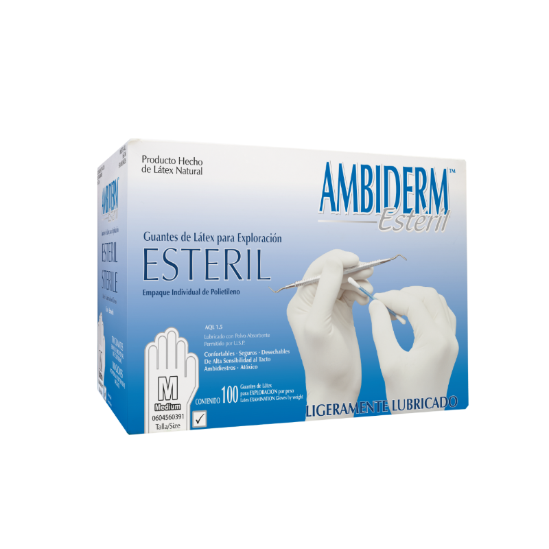 GUANTE ESTERIL LATEX