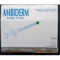 JERINGA DE 1ML 27GX13MM...