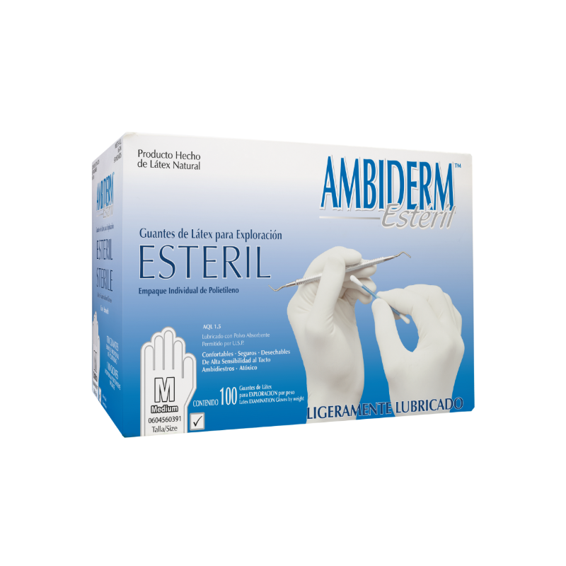 GUANTE AMBIDERM ESTERIL