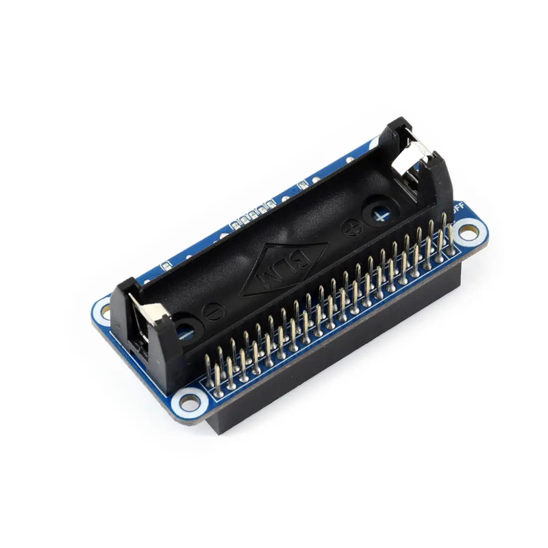 Batería Li-Ion HAT para Raspberry Pi de Waveshare, Salida 5V, Carga Rápida