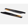 2 palas de hélice de rotor principal OSHM2007 para accesorios de helicóptero 3D OMP-M2 (naranja)