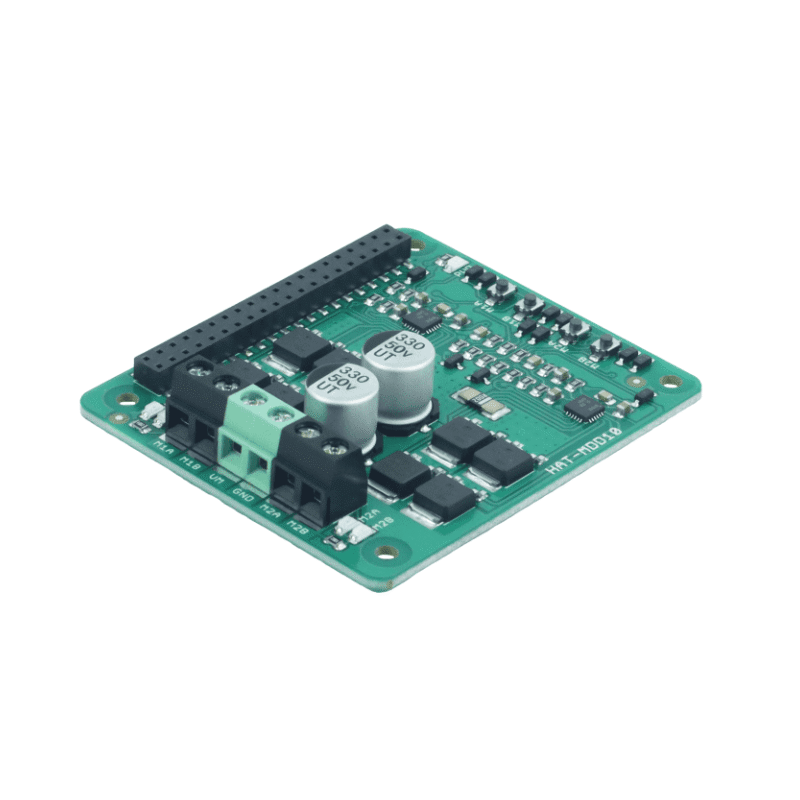 Controlador de Motor DC 10A 6V–24V HAT para Raspberry Pi de 2 Canales