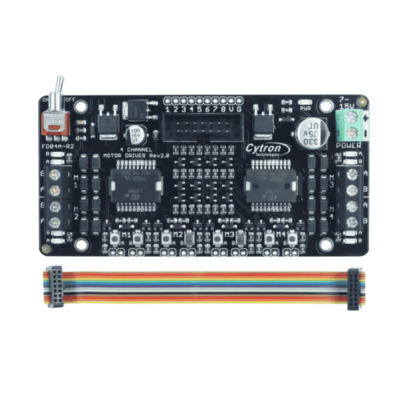 Controlador de Motor DC 1.5A 7V–25V de 4 Canales