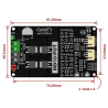 Controlador de Motor DC 10A 7V–30V con Potenciómetro y Switch – Driver de Control Manual
