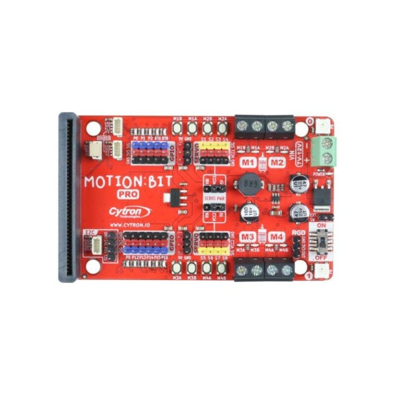 MOTION:BIT Pro – Placa de expansión de 12 V para micro:bit