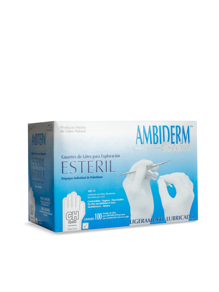 GUANTE AMBIDERM ESTÉRIL MEDIANO