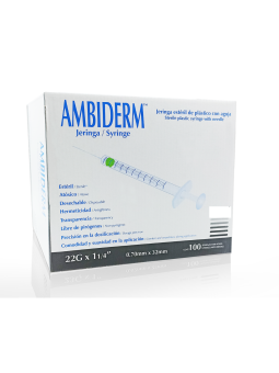 JERINGA AMBIDERM 5 ML 22g x...