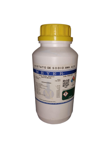 ACETATO DE SODIO ANH. A.C.S. 500g